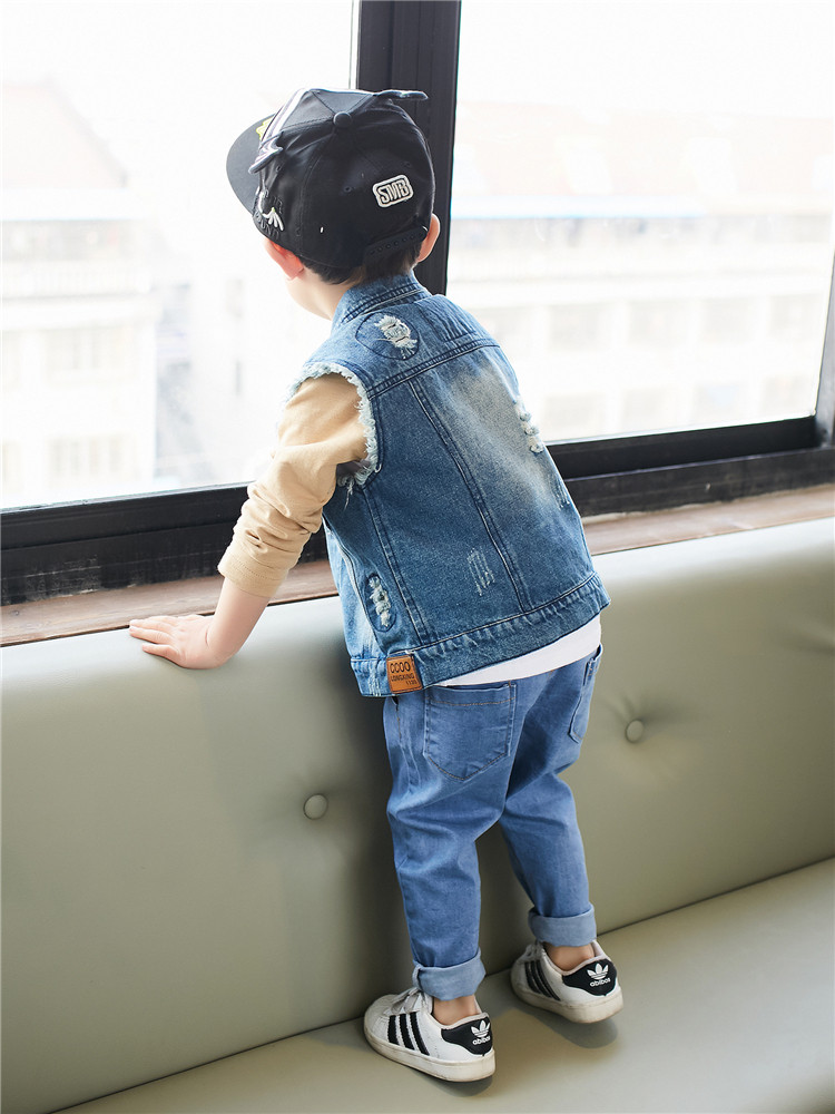 Gilet enfant en toile - Ref 2069316 Image 4
