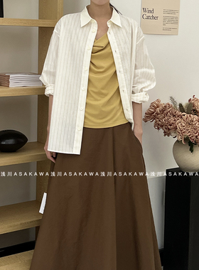 【THE LAWN】立体土耳其条纹度假衬衫 26SS春夏新款 浅川买手店