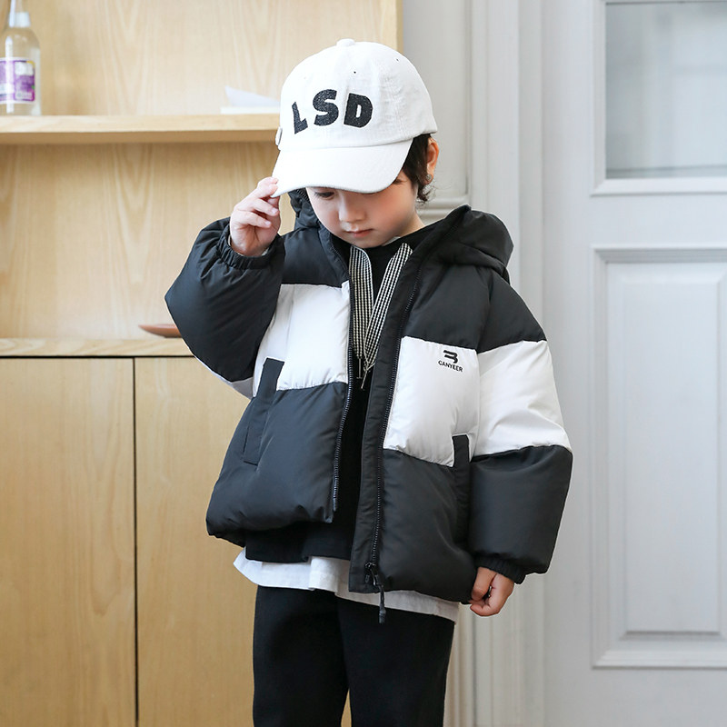 康衣儿宝宝羽绒服短款冬季新款1-3-6-8岁男童羽绒服中小童装
