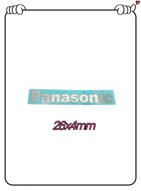 Panasonic松下背胶金属贴 空调冰箱洗衣机logo商标贴纸电器装饰标