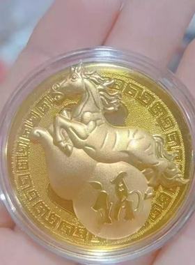 仿金箔新年葫芦马币卡通摆件款式