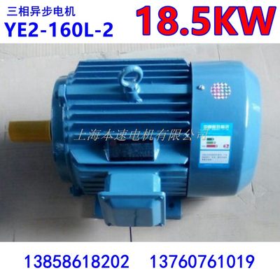 YE2系列三相异步电动机YE2-160L-2 18.5KW 2极三相异步电机 马达