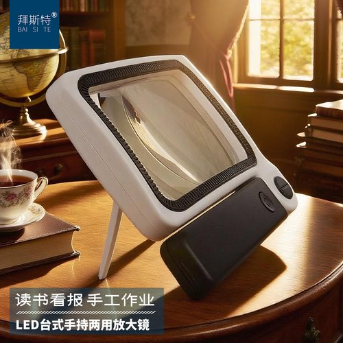 拜斯特手持折叠阅读放大镜
