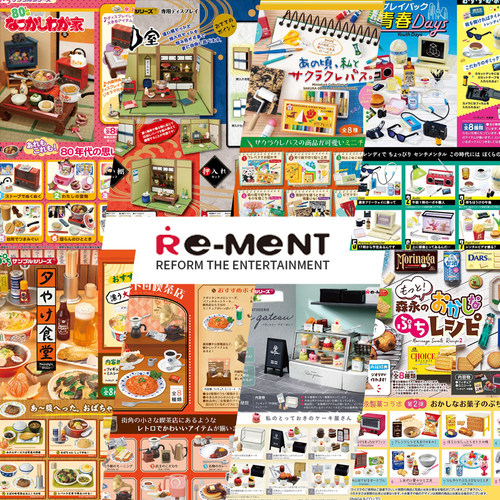 Re-ment食玩盒蛋微缩场景模型