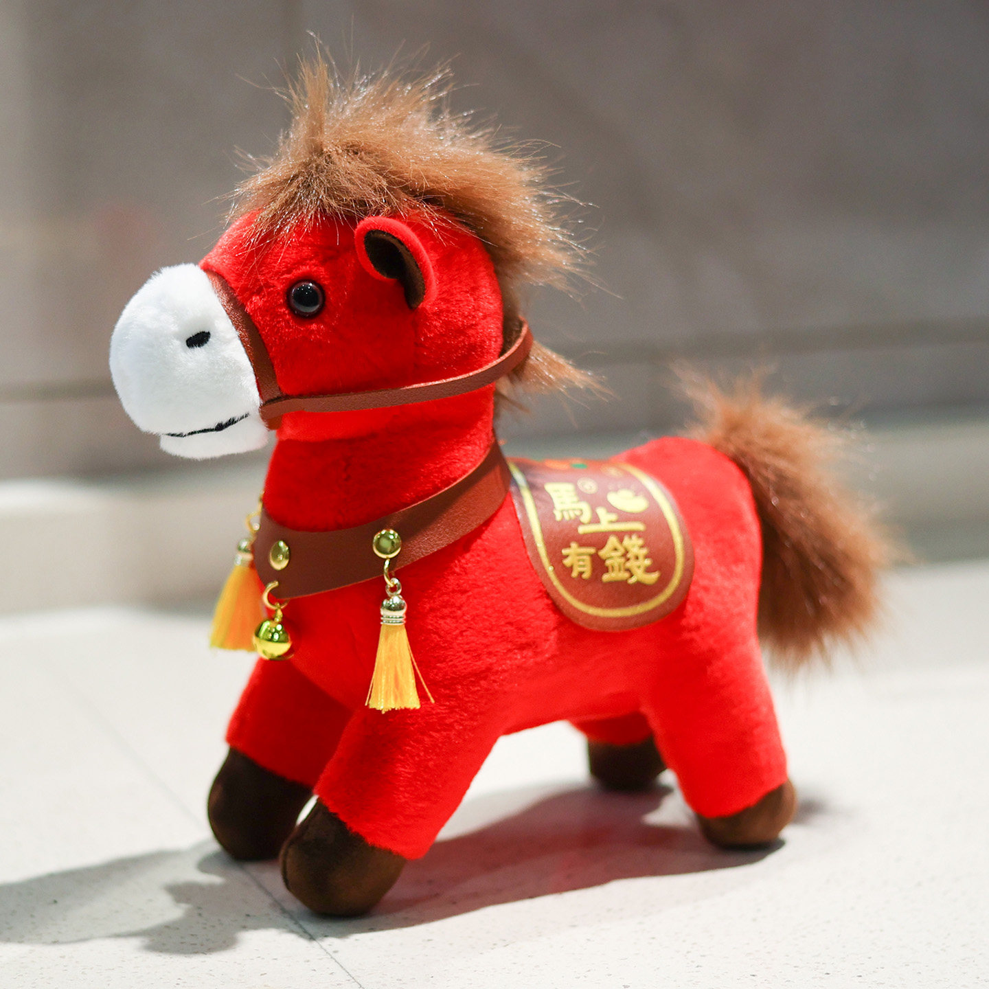 工厂现货批发定制马年吉祥物公仔