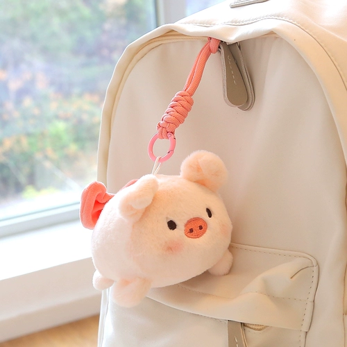 Милая мультяшная плюшевая кукла со шнуром, подвеска для школьников, брелок для влюбленных