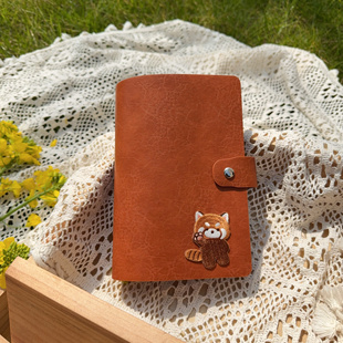 现金存钱本活页记账本可放钱收纳袋日常开支理财a6笔记本小本子