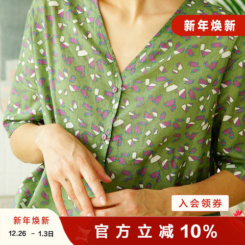 朵朵可可25春夏新款纯棉睡衣套装