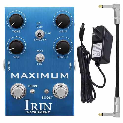 IRINAN-41电吉他效果器MAXIMUM过载踏板合成器单块效果器吉他配件