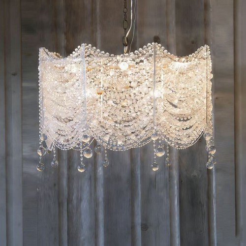 欧法式皇冠公主水晶吊灯客厅卧室