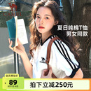 骆驼纯棉T神夏日短袖 宽松体恤复古运动休闲上衣男 T恤女夏季 情侣款