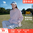 骆驼户外抓绒衣女摇粒绒外套冲锋衣内胆秋冬加绒保暖徒步登山服男