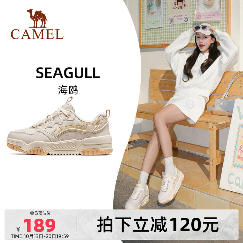 骆驼海鸥运动鞋女款2026秋冬新款...