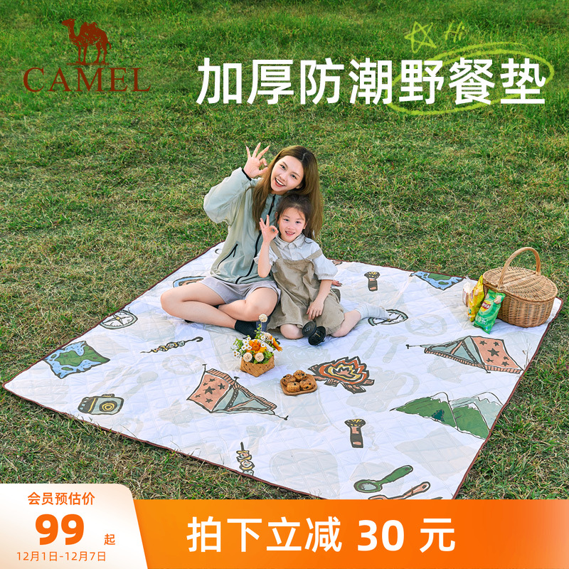 骆驼户外露营加厚超声波野餐垫