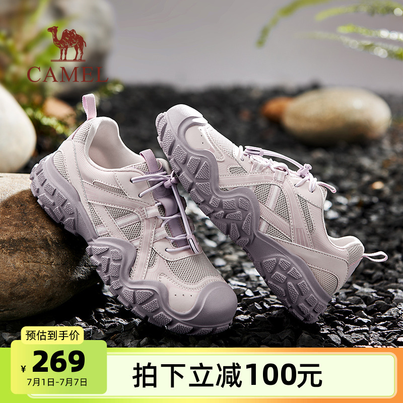 駱駝女鞋新款丑萌鞋夏季透氣