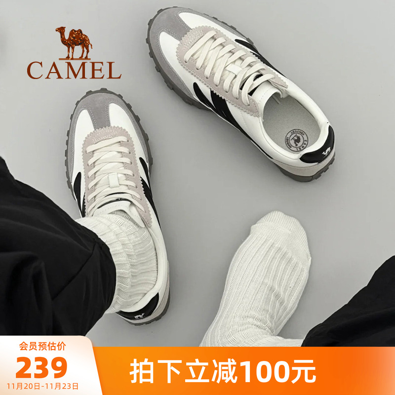 骆驼德训鞋运动板鞋女鞋