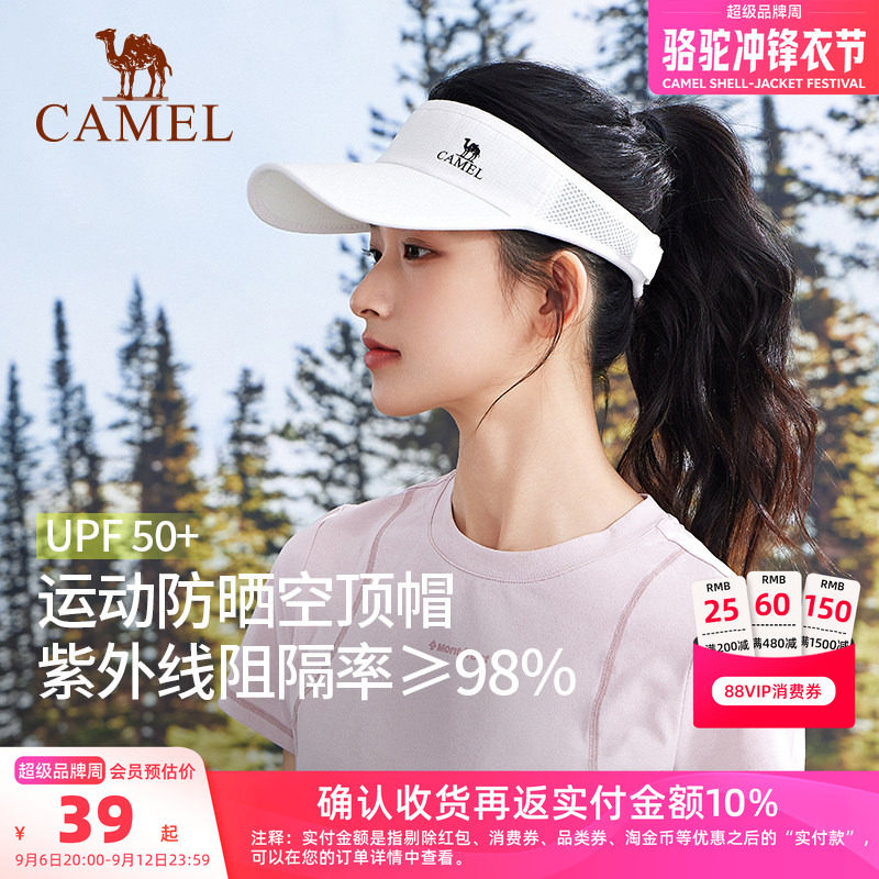 运动速干跑步防晒无顶棒球帽图片