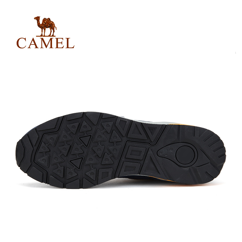 Chaussures imperméables en suède CAMEL - Ref 1062596 Image 4