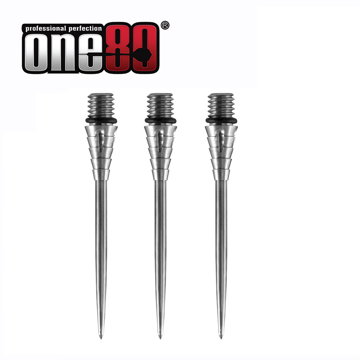 ONE80弹簧飞镖针2mm直径2BA丝口转换针NO.5号软转硬飞镖针