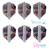 川上真奈第四代小方形飞镖叶飞镖尾翼 SHAPE Fit Flight