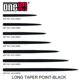 ONE80多种长度飞镖针超长亚光银色黑色飞镖针飞镖更换针硬镖专用