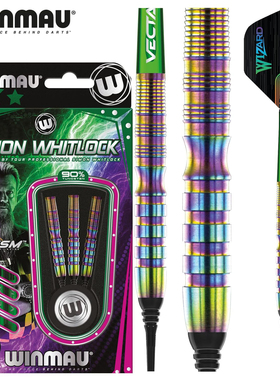 WINMAU Simon Whitlock怀特洛克软式直筒钨钢飞镖彩钛专业比赛镖