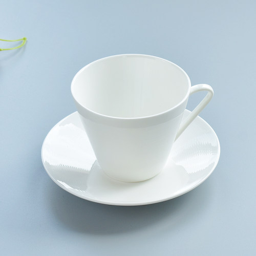 v形带纹咖啡杯纯色红茶杯日式