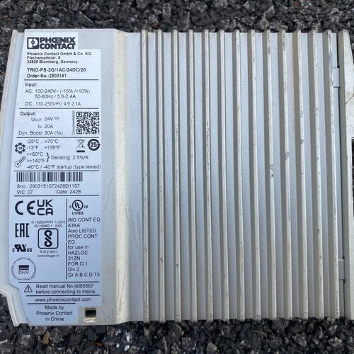 议价菲尼克斯TRIO-PS-2G1AC24DC20电源模块可维修
