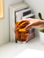 Xiao Xi's Nordic InS-style high borosilicate heat-resistant colored glass cups, coffee cups, breakfast milk cups, and juice cups thumbnail 7