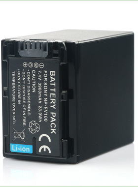 NP-FV100电池适用于索尼HDR-XR550E XR350E XR150E CX550E CX370E