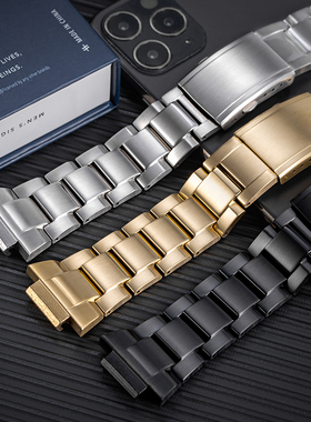 JERALAND金属表带适用于GM110型号316不锈钢材质时尚潮流防水男