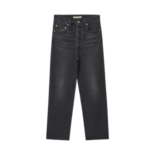 Levi's李维斯女士RIBCAGE高腰直筒美式经典复古时尚休闲牛仔裤