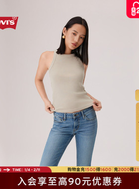 【商场同款】Levi's李维斯26年春夏新款女士简约修身背心A3381