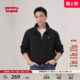 美式 男士 潮牌通勤休闲加绒立领LOGO卫衣 s李维斯26年春夏新款 Levi