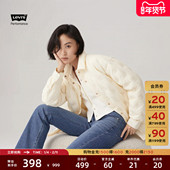 商场同款 Levi s李维斯女士冬季 宽松薄款 简约羽绒服外套002QD