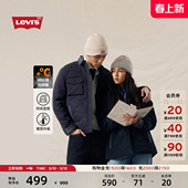 复古休闲宽松轻薄舒适牛仔夹克羽绒服 美式 Levi s李维斯情侣同款