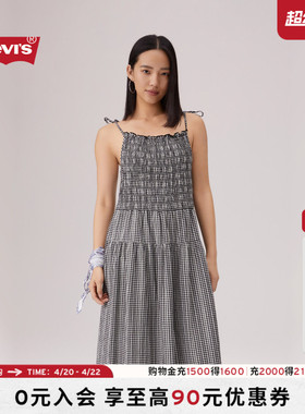 【商场同款】Levi's李维斯26年春夏新款女士复古吊带连衣裙005HZ