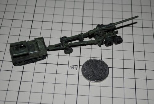 现货成品:手工 1/144 美军M4 High Speed Tractor+Long Tom M59