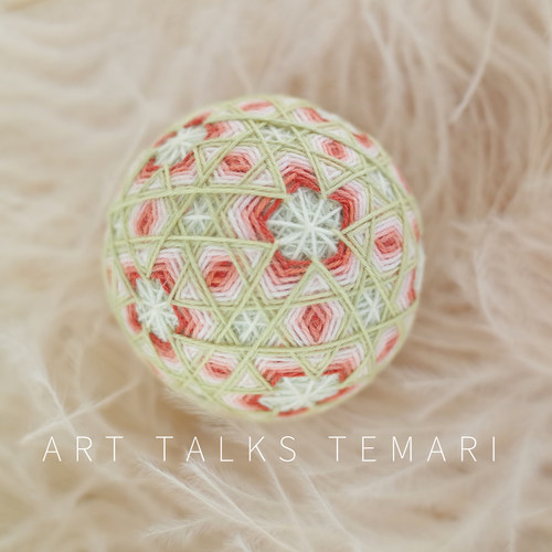 【白梅】手鞠成品耳饰|纯手工制作手鞠球 日本进口植染线 伴手礼