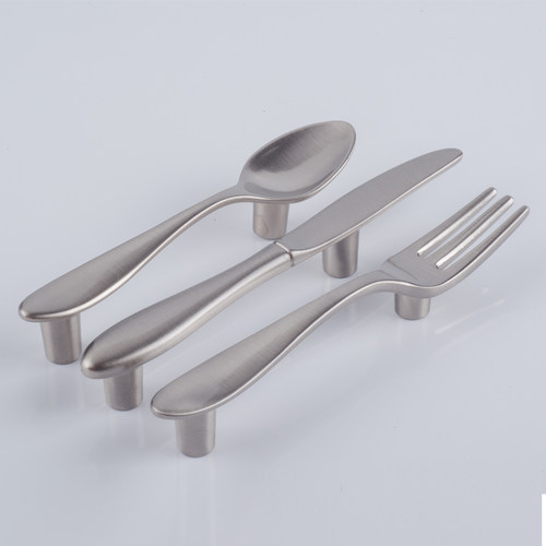 76mm锌合金抽屉抽屉厨房柜门拉手