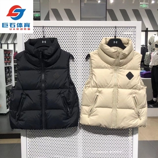 安德玛UA ColdGear 女子秋冬保暖运动休闲羽绒马甲外搭-1381660