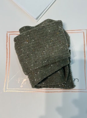 YEVA CHAO 岛国订单点点纱高筒袜 一组四双