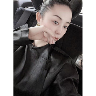 淡知 衬衫 新款 香云纱外套 私服独家H1_SY007 中式 YEVACHAO