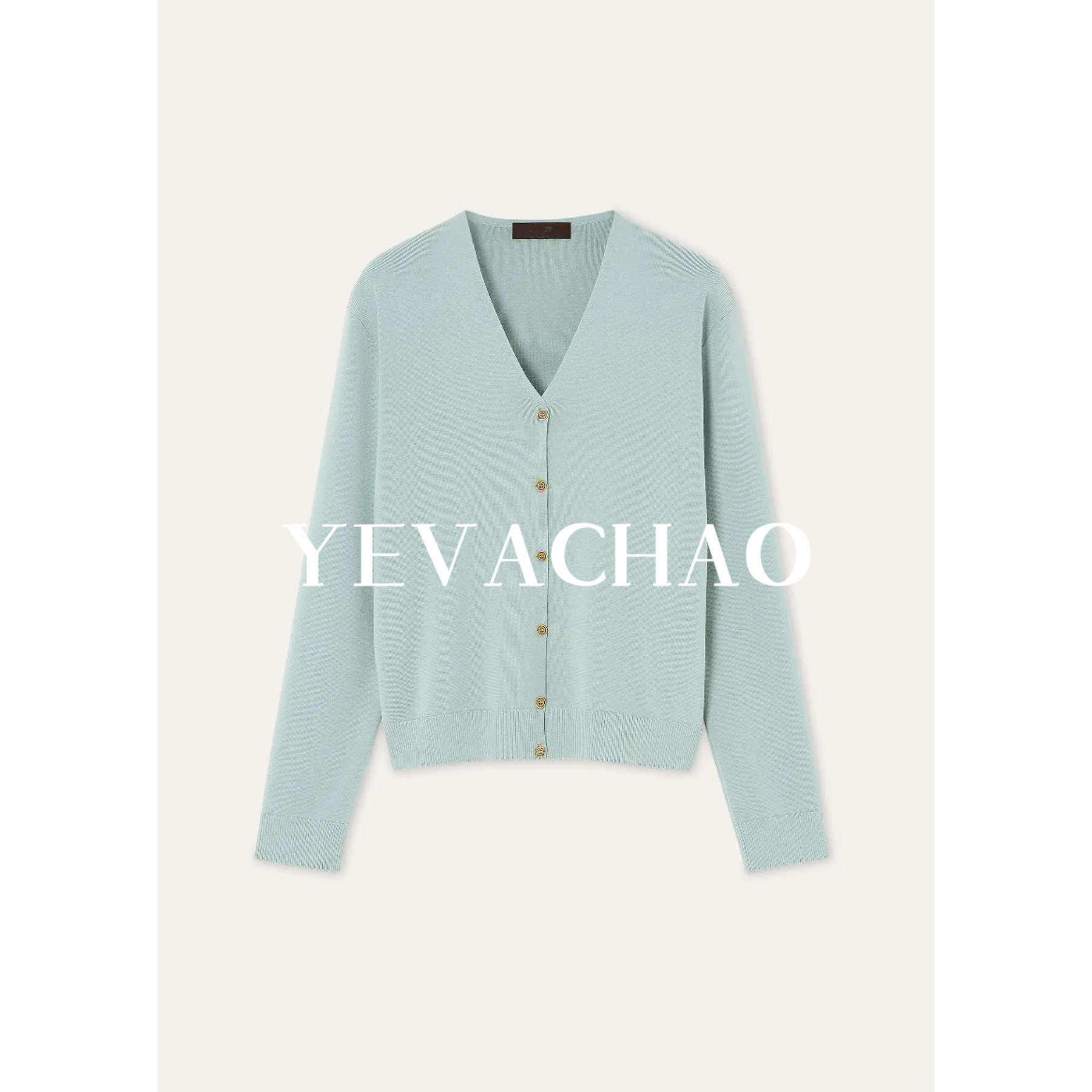 YEVACHAO意式老钱风宽松毛针织衫