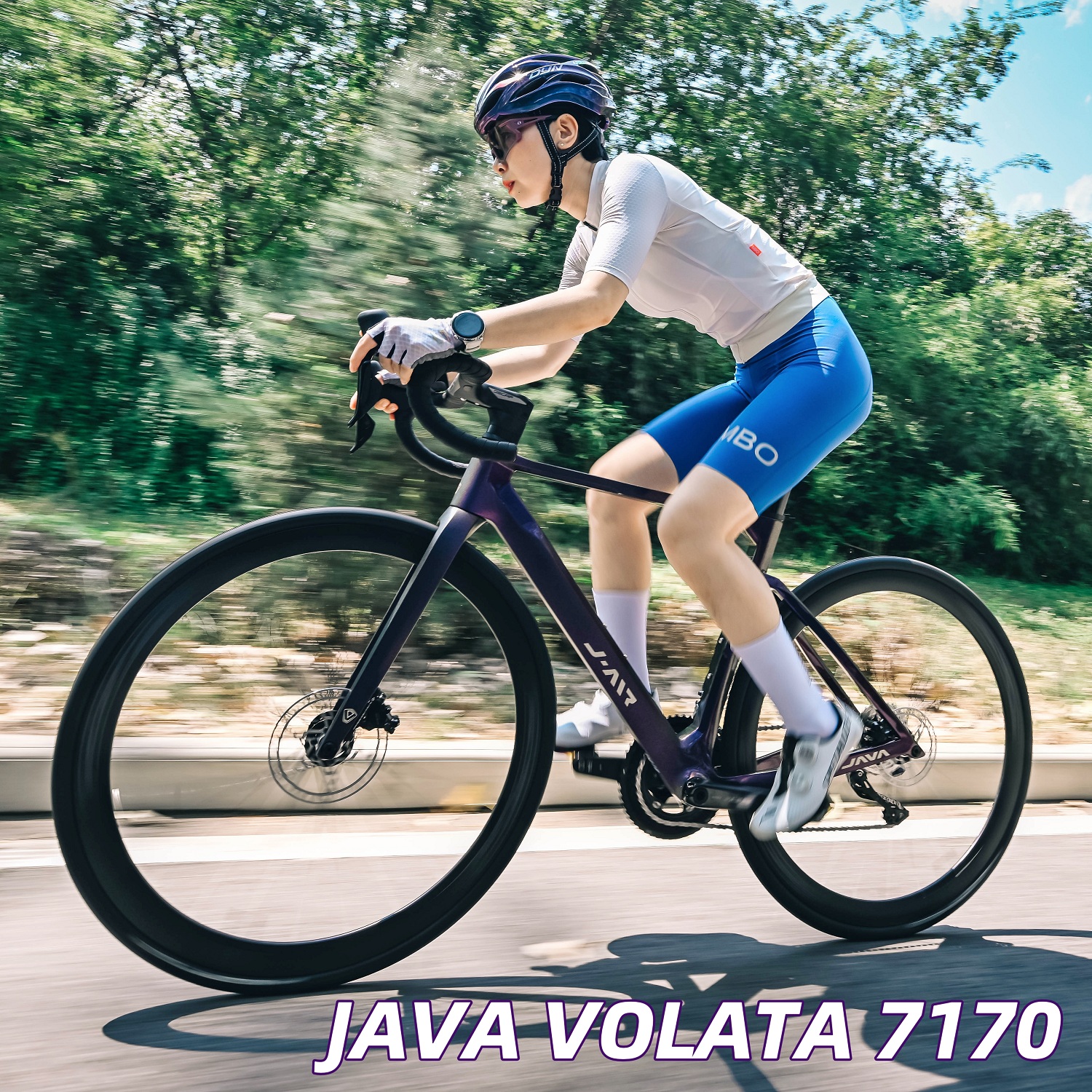 JAVAR7170版变速全碳纤维公路车