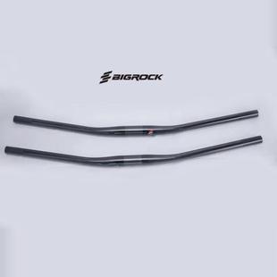 Bigrock大石碳纤维直把山地车把31.8长740后掠12度竞赛车把把横