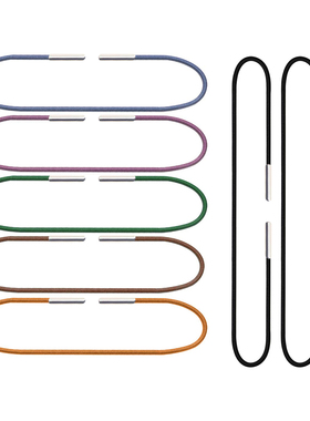 旅行者笔记本全新弹力绳双头尾夹封皮绑绳皮筋绑带TN专用diy配件