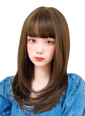 修脸内扣波波头挑染假发女短发