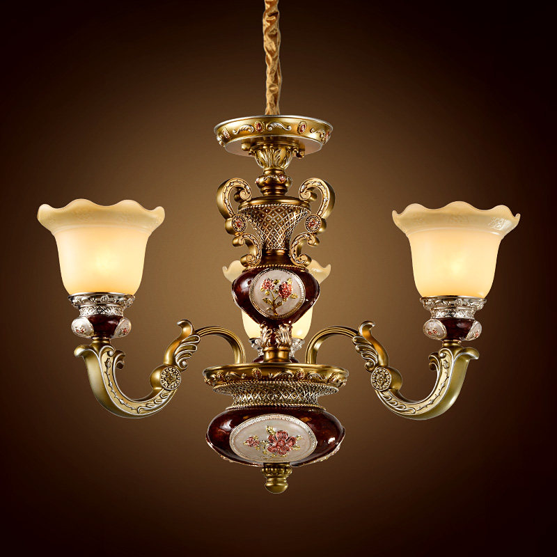 卡信之光 奢华大气欧式复古客厅吊灯 新古典法式宫廷卧室餐厅灯具