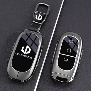 适用零跑B10钥匙套C01新款C10实体C11机械C16汽车包扣LEAPMOTOR壳